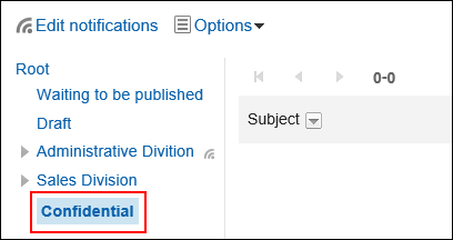 Image with categories to which you set user rights