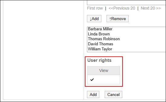 Image with "View" selected