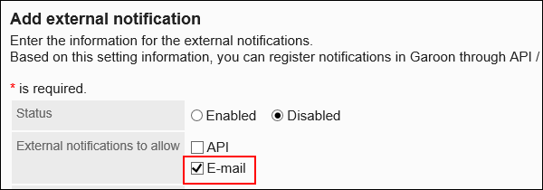 Image of an E-mail surrounded with a red rectangle box