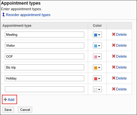 Image of the link to add
