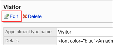 Image of the link to edit