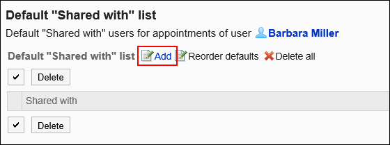 Image of an add action link