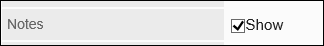 Image of setting whether to show memos in list view