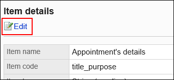 Image of the link to edit