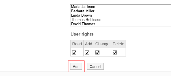Image of the link to add