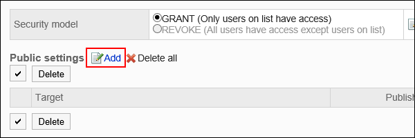 Image where the 'Add' link is highlighted