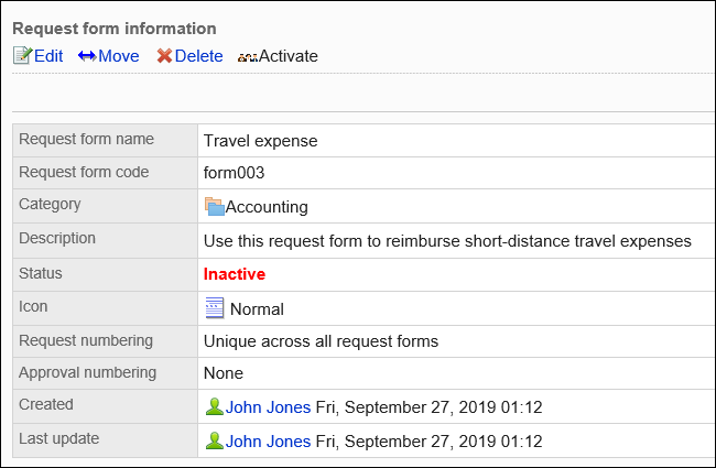 Image with Request form information