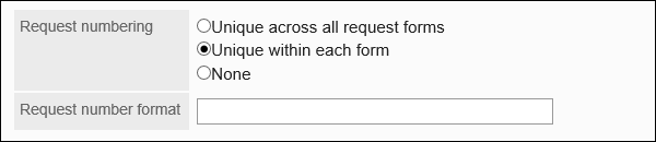 Image with a request number format