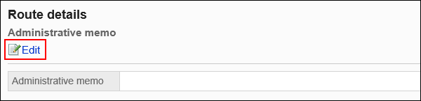 Image of an edit action link