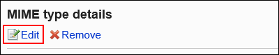 Image of an edit action link