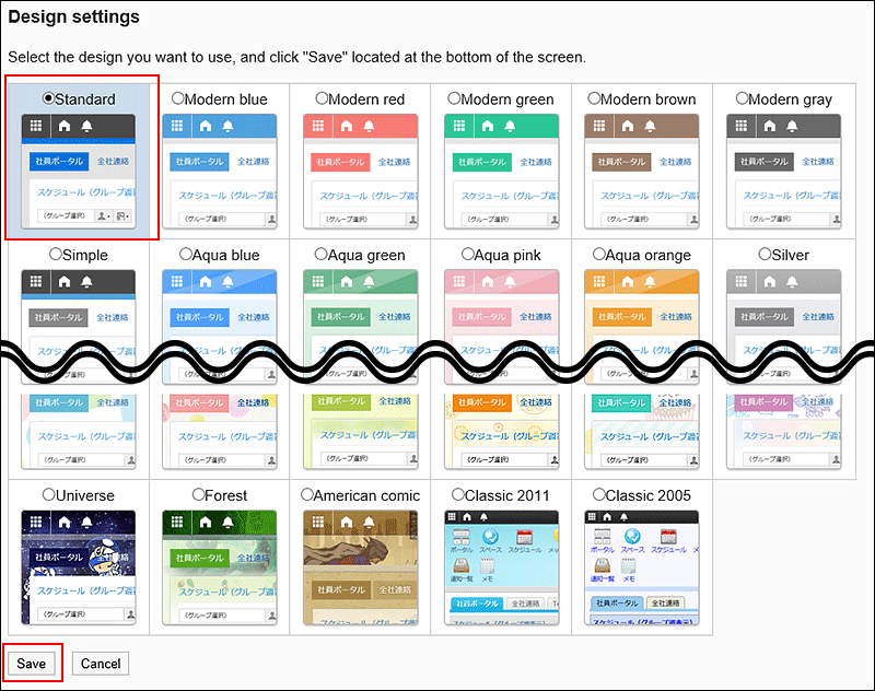 Image of configuring the design