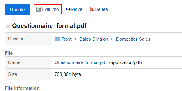 Image of manipulation links of changing information