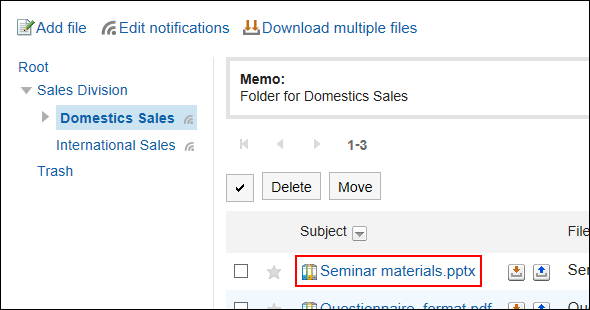 Image of the file you want to move