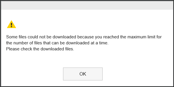Image displaying a message to notice some attachments are not downloaded
