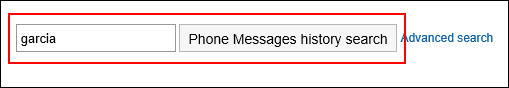 Images entered in the search box