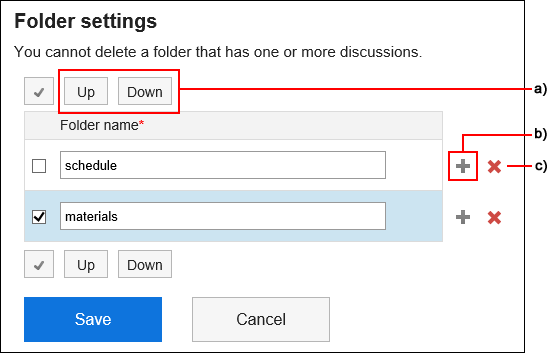 Image of setting up a folder