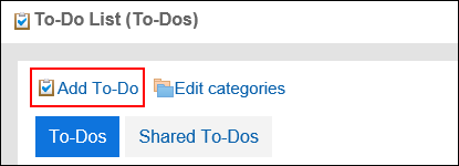 Image of adding To-Do