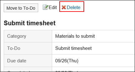 Image of the link to remove
