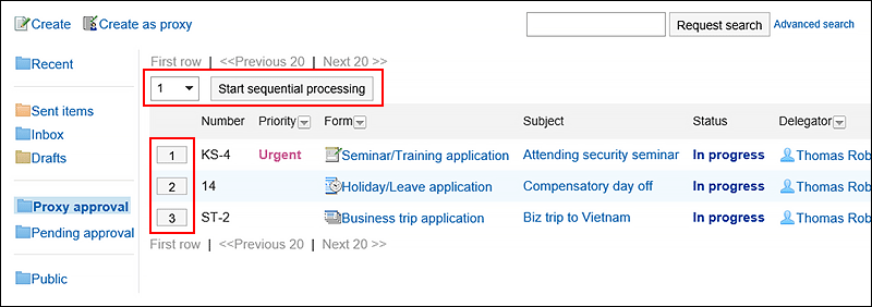 Image of item to process data sequentially