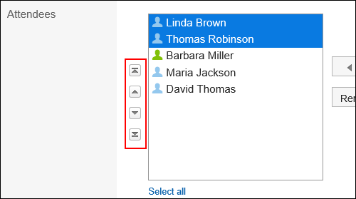 Image of changing order