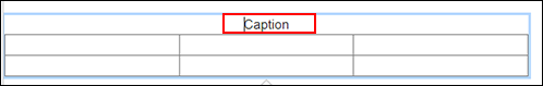 Screenshot: An example with a caption displayed