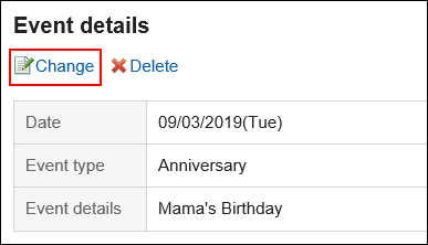 Image of the edit action link enclosed