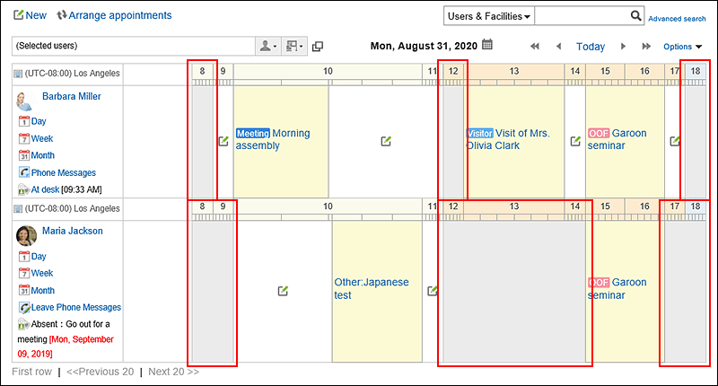 Image of selecting an office to set