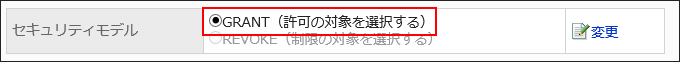 「GRANT」が赤枠で囲まれた画像