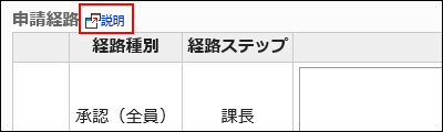 説明のアイコンが表示された画像