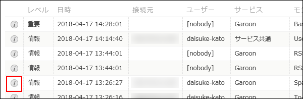 詳細画面の表示方法を説明した画像