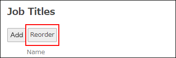 Screenshot: "Reorder" is highlighted