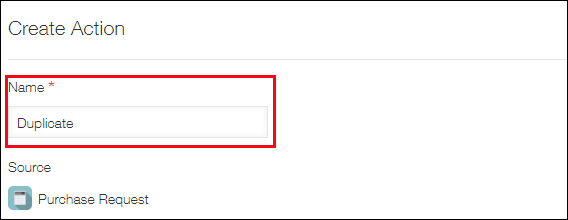 Screenshot: The "Name" section outlined