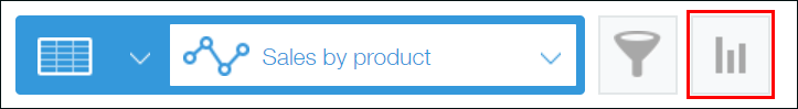 Screenshot: The "Create graph" icon is highlighted