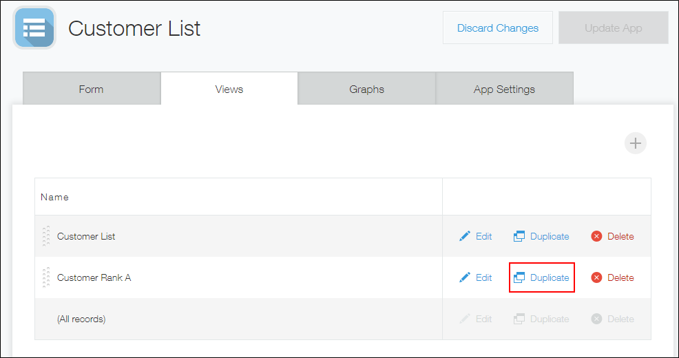 Screenshot: "Duplicate" is highlighted