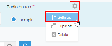 Screenshot: The "Settings" icon (the gear-shaped icon) is highlighted