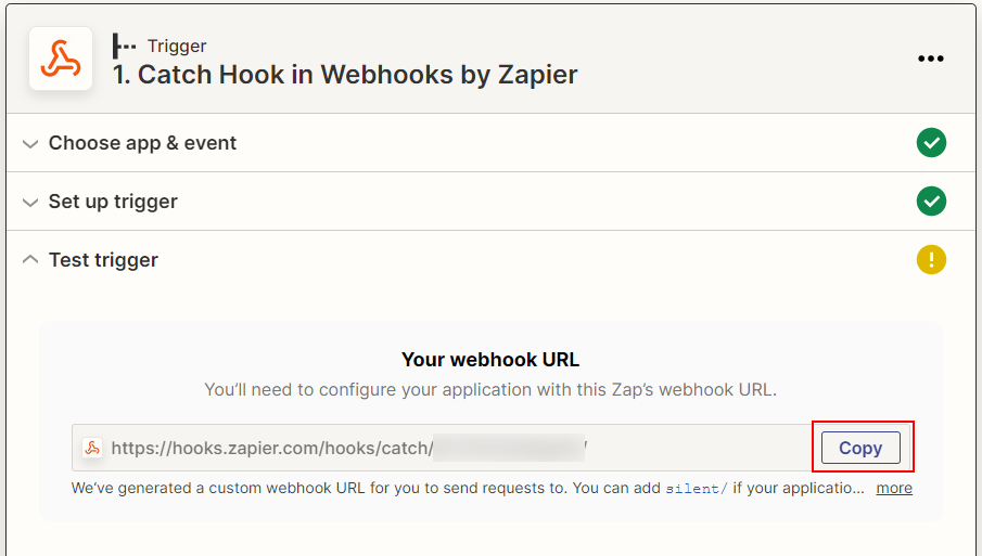 Screenshot: The "Export" button is highlighted