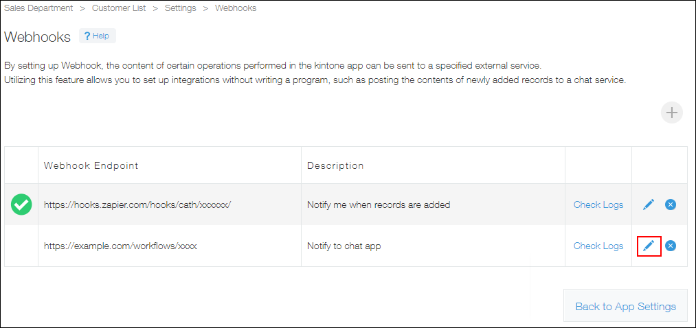 Screenshot: The "Edit" button is highlighted