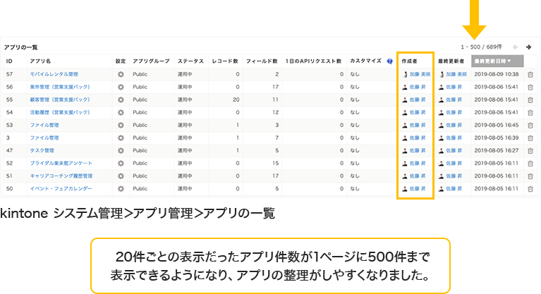 モバイル版レコード詳細画面に「前・次」ボタンを追加