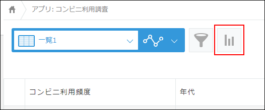 スクリーンショット：[集計する]が枠線で強調されている