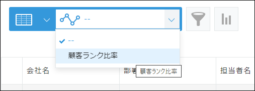 スクリーンショット：グラフ名を選択