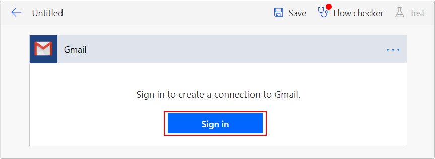 截图：连接Gmail